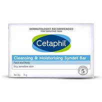 Cetaphil VVF India Cleansing And Moisturising Syndet Bar, 75g