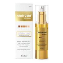 Brinton Obril Gold odos serumas su hialurono rūgštimi, retinoliu ir kojine rūgštimi | Dermatologiškai patikrintas | Visiems odos tipams | Vyrams ir moterims - 30ml