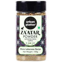 Urban Platter Zaatar Milteliai, 100g | Viduržemio jūros prieskonių mišinys | Žolinis, rūgštokas ir riešutinis | Naudoti kaip sausą marinatą arba pabarstą | Importuota iš Turkijos. black