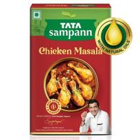 Tata Sampann Chicken Masala with Natural Oils, 100g, Crafted by Chef Sanjeev Kapoor, With Chef’s Exclusive Tip, Rich Aroma & Flavour