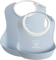 BabyBjörn Baby Bibs, 2-pack, Powder Blue (046767)