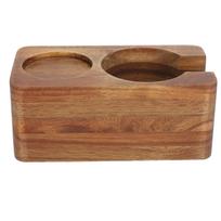 58 mm kavos tamperio stovas medinis stabilus ilgaamžis protafiltro laikiklis tampingo stotelė namams