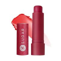SUGAR Cosmetics Tipsy Lūpų balzamas sausoms ir suskeldėjusioms lūpoms su vitaminu E, taukmedžio sviestu ir simondsijų aliejumi| 4,5 g - 02 Cosmopolitan