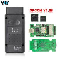 OPCOM 2014V diagnostikos įrankis Opel automobiliams OP COM V1.99 OBD2 diagnostikos kabelis OPCOM V5 18F45K80 FTDI FT232RQ Chip