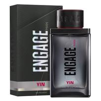 Engage Yin kvepalų vanduo vyrams, vaisių ir gėlių, nekenksmingas odai ir ilgai išliekantis, 90 ml