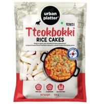 Urban Platter Klasikiniai korėjietiški tteokbokki ryžių pyragėliai, 500g [garaetteok, korėjietiški ryžių lazdelės, minkšti ir kramtomi] beige