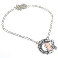 Natural Rhodochrosite Gemstone Handmade 925 Sterling Silver Necklace 18  V6v27