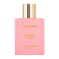 Bella Vita Luxury Rose Woman Eau De Parfum Kvepalai moterims su juodaisiais serbentais, vanile, jazminais| 100ML