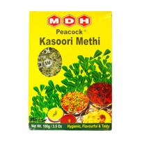 Pankolių lapai (100 g), Kasoori Methi, MDH Pack= 100gm