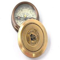 5.08 cm  Compass Replica Brass Pocket Transit Compass - Robert Frost Poem