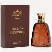 MILLION THOUGHTS Kvepalai vyrams|Aukščiausios kokybės prabangus ilgai išliekantis aromatinis purškalas Eau De Parfum - 100 ml (Vyrams)