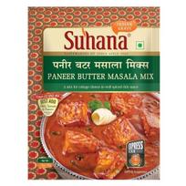Suhana Paneer Butter Masala 50g Pouch | Spice Mix | Easy to Cook | Pack of 12
