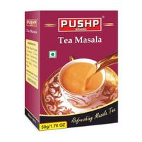 Pushp Brand Chai Masala Aromatic Tea Masala Powder with 100% Natural Ingredients, 50g (Pack of 1)
