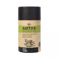 SATTVA_Natural Herbal Dye for Hair Natūralūs žolelių plaukų dažai Black 150g