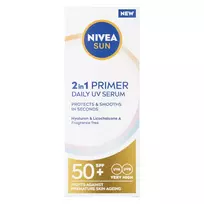 NIVEA_Sun 2 in 1 Primer Daily UV Serum Base and Face Serum SPF50+ 30ml