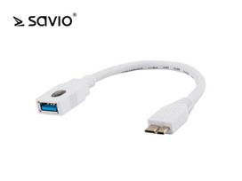 Išmaniojo (Smart TV) ir televizoriaus priedas SAVIO ADAPTER USB OTG - MICRO USB CL-87