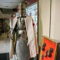 Riterio Templieriaus Pilno Kūno Šarvų Kostiumas Dėvimas Viduramžių Kryžiuočio Šarvų Kostiumas Kryžiuočio Kostiumas Rekonstrukcijoms Cosplay
