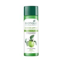 Šampūnas-kondicionierius su žaliu obuoliu (190 ml), Žaliojo obuolio blizgesio ir blizgesio šampūnas ir kondicionierius, Biotique 12.578125