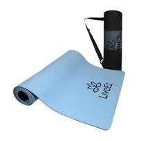 Aukščiausios kokybės ekologiškas apverčiamas TPE jogos kilimėlis vyrams ir moterims.  (6 mm) (6mm)