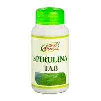 Spirulina (60 tablečių, 500 mg), Spirulina, Shri Ganga vaistinė