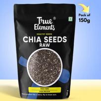 Neapdorotos Chia sėklos (150 G), Neapdorotos Chia sėklos, tikri elementai 150 gms