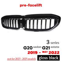 G20 Inkstų grotelės BMW 3 serijos prieš-facelift & LCI G20 sedanui G21 universalui 318i 320i 320e 330e 330i M340i 318d 320d 330d M340d