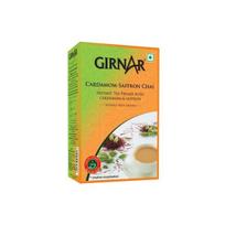 Girnar Instant Premix Tea With Cardamom - Saffron (10 Sachets) brown