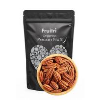 Fruitri Ekologiški Pekano Riešutai 100g, Švieži ir Maistingi | Širdžiai Sveikas Užkandis | Gausu Baltymų, Skaidulų ir Antioksidantų