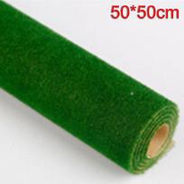 Žolės kraštovaizdžio kilimėlis Rolls Wargame scenery smėlio stalo geležinkelio modelio priedai Green 50*50cm