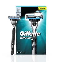 GILLETTE Mach 3 skutimosi skustuvas (Rankena + 2 kasetės)