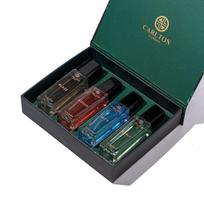 Carlton London Prabangūs kvepalai Iconic dovanų rinkinys vyrams Eau De Parfum 4X20 ML | Ilgai išliekantys aukščiausios kokybės kvapai 20ML*4