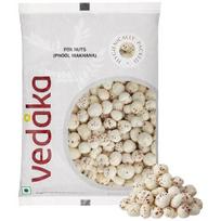 Vedaka Lotoso sėklos (Phool Makhana) | Be pridėtinių dirbtinių kvapiųjų medžiagų | Be pridėtinių konservantų | 200 g 200gm