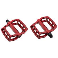 Pedalai KELLYS FLAT 50 BB 023 // aliuminiai (raudona)