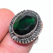 Natural Chrome Diopside Gemstone 925 Sterling Silver Jewelry Ring Size 6.5 d9j12