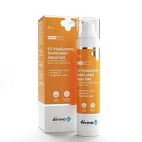 The Derma Co Hialuroninis apsauginis kremas nuo saulės Aqua Ultra Light gelis su SPF 50 PA++++ plataus spektro apsaugai, UV B ir mėlynos šviesos apsaugai riebiai odai - 50 g(Dermaco)