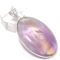 Natural Ametrine Gemstone 925 Sterling Silver Jewelry Pendant 2.25  W4Q39