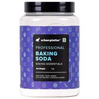 Urban Platter Baking Soda Jar, 1Kg [Food Grade Sodium Bicarbonate, Perfect for Baking / Cooking / Cleaning, Triple Refined]