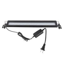 LED Akvariumo Šviestuvas 4 Eilės Atsparus Vandeniui Itin Plonas Žuvų Akvariumo LED Spalvą Keičiantis Šviestuvas su Išplečiamu