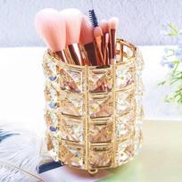 New Luxurious Desktop Brush Storage Case Makeup Brush Eyebrow Pen Eyeliner Storage Case Creative Finishing Case 1pcs sidabras