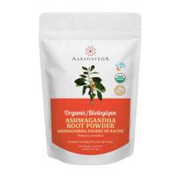 Ashwagandha šaknų milteliai (200 g), Ekologiški Ashwagandha šaknų milteliai, Aarshaveda