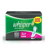 Whisper Ultra naktiniai higieniniai įklotai XL+ sparnai – 30 vnt