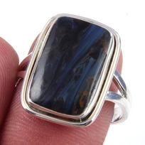 Natural Pietersite Gemstone Handmade 925 Solid Sterling Silver Ring Size 8 s2f15