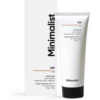 Minimalistinis apsauginis kremas nuo saulės SPF 60 PA ++++ | Saugus nėštumo metu | Jautriai odai | Plataus spektro apsauginis kremas nuo saulės SPF 50+ Su stipriais antioksidantais | 50 g