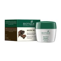 Plaukų augimo kaukė (230 g), Musk Root Fresh Growth maitinamasis gydymo paketas, Biotique gray