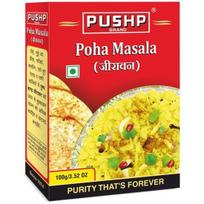 Pushp Brand Jeeravan Poha Masala 100g Box Package (Pack of 1)