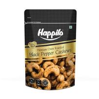 Happilo Druskuoti Juodieji Pipirai Sveiki Anakardžio Riešutai 160g, Super Sveiki Traškūs Riešutai, Ne Kepti, Daug Baltymų, Džiovinti Vaisiai