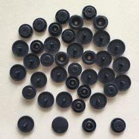 Plastikiniai spaudžiami sagtelės Fiksatoriai T5 Kūdikių drabužiams Vaikų drabužių priedai Dervos spaudžiami sagtelės 10/20/50/100/150 rink. 10set tamsiai mėlyna spalva