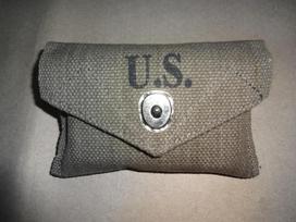 II pasaulinio karo JAV armijos M1942 pirmosios pagalbos rinkinio dėklas - Reprodukcija I1-7TH1-6ZN4