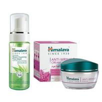 Himalaya Herbals Purifying Neem putojantis veido prausiklis, 150 ml ir Herbals kremas nuo raukšlių, 50 g kombinuotas white