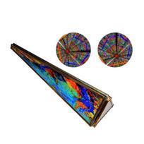 Kosmoso kaleidoskopas Unikalios daugiaspalvių raštų sankaupos 10 colių kaleidoskopas | Menininko aukščiausios kokybės kaleidoskopas